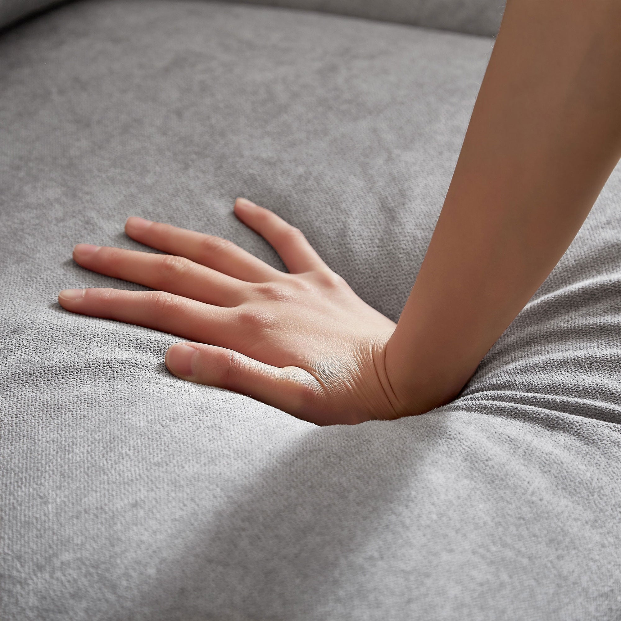 Pingliang Home Convertible Sectional Sofa with Footstool Living Room Sofa Couch with Storage Ottoman and Side Pockets,Modern 3 Seat L Shaped Couches