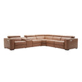 J&M Furniture Picasso Motion Sectional in Caramel